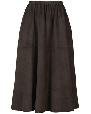 1972 DESA Midi Skirts - Marrón