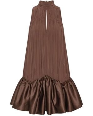 ROTATE BIRGER CHRISTENSEN Short Dresses - Brown