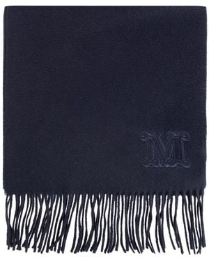 Max Mara Accessoires ,Blauw ,Kasjmier Wsdalia Kasjmieren Sjaal