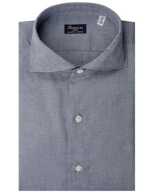 Finamore 1925 Formal Shirts - Bleu