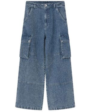 2nd Day Wide Jeans - Azul