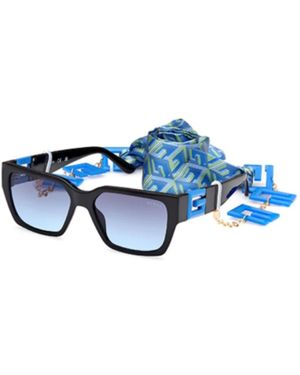Guess Occhiali da sole alla moda per uomini e donne - Blu