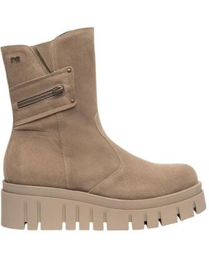 Nero Giardini Schoenen ,Suède Suède Enkellaarsjes - Bruin