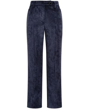 Maliparmi Corduroy Velvet Trouser - Blauw