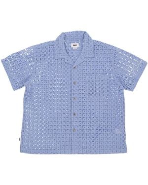 Obey Short Sleeve Shirts - Blue