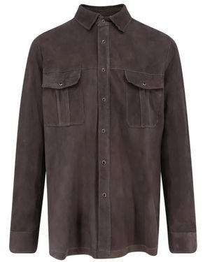 DFOUR® Casual Shirts - Marrone