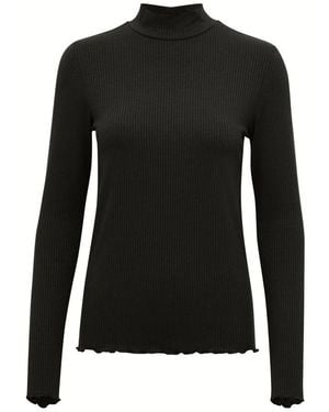 Kaffe Long Sleeve Tops - Black