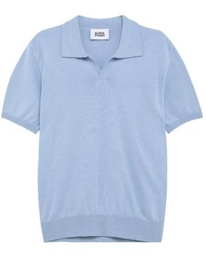Alpha Studio Polo Hemden - Blauw