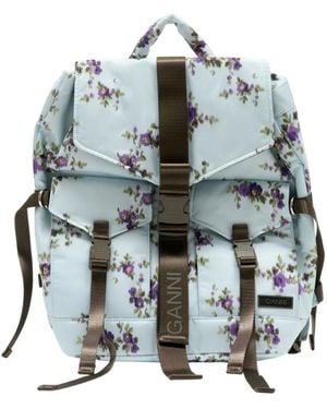 Ganni Backpacks - Green