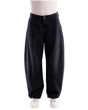 People Jeans ,Zwart ,Katoen Big Marion Jeans - Blauw