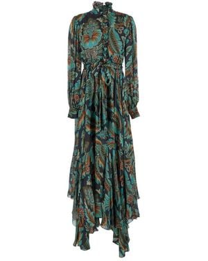 Etro Langes Kleid - Grün