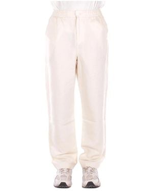 Lacoste Regular Fit Leinen-Chino-Hose - Pink