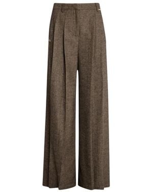 Fracomina Wide Trousers - Brown