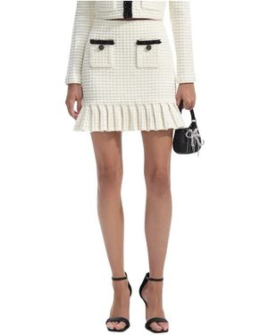 Self-Portrait Short Skirts - Wit