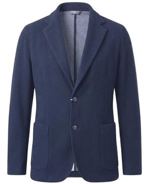 Circolo 1901 Jassen ,Blauw ,Wol Blazer Simple J.Dyed