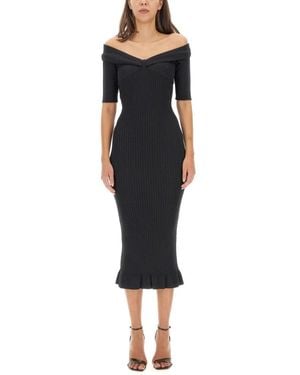 Philosophy Di Lorenzo Serafini Knitted Dresses - Black