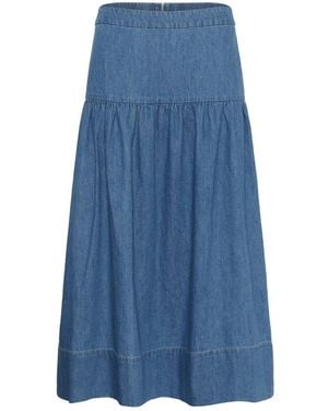 Part Two Denim Skirts - Blue