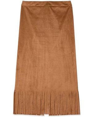 Oltre Midi Skirts - Marrone