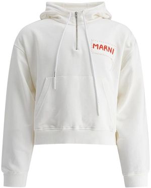 Marni Hoodies - White