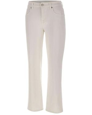 7 For All Mankind Straight Jeans - Grey