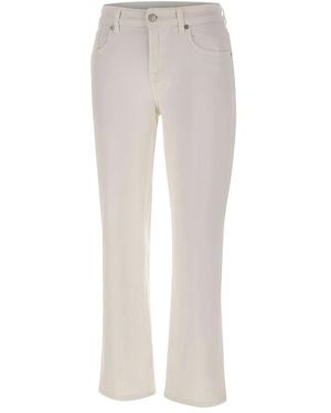 7 For All Mankind Straight Jeans - Grey