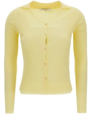 Maison Kitsuné Cardigans - Amarillo