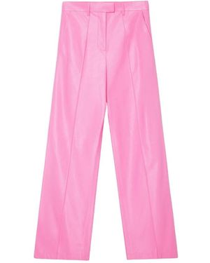 Stand Studio Weite kunstlederhose - Pink