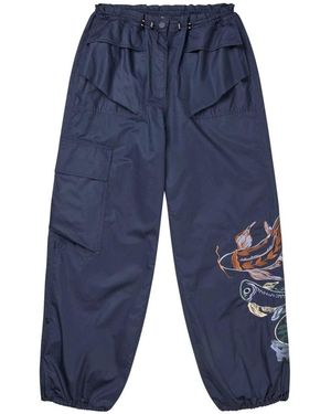 Munthe Broeken ,Blauw ,Tapered Broeken