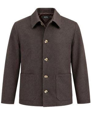 A.P.C. Overshirt Brest - Bruin