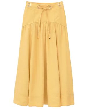 Ba&sh Midi Skirts - Jaune