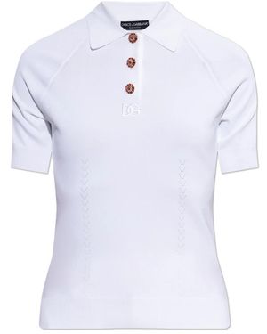 Dolce & Gabbana Polo Hemden - Wit