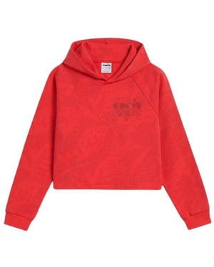 Diadora Hoodies - Red