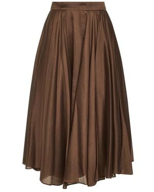 Blanca Vita Midi Skirts - Brown
