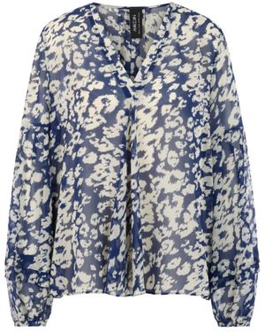 Marc Cain Overhemden ,Veelkleurig ,Blouses - Blauw