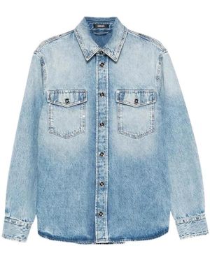 Versace Denim Shirts - Blue