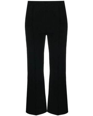 Theory Broeken ,Zwart ,Polyester Flare Pant W.Compact
