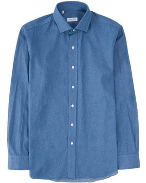 Salvatore Piccolo Casual Shirts - Bleu