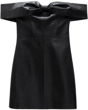 Anine Bing Short Dresses - Black