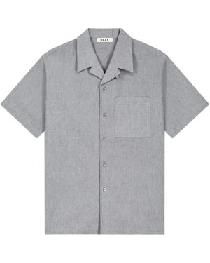 OLAF HUSSEIN Short Sleeve Shirts - Grigio
