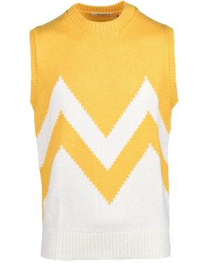 Kangra Sleeveless Jumpers - Yellow