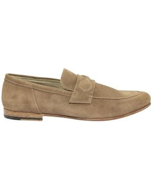 Hundred 100 Mocassino Camoscio Havana - Natur