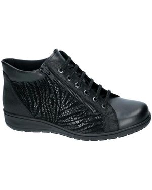 SOLIDUS Schoenen ,Zwart ,Leer Kate Enkellaars