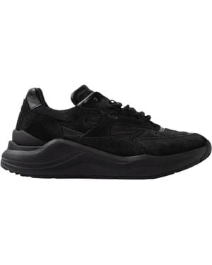 Date Camoscio Sneaker - Schwarz