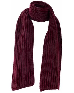 Kocca Rippstrickschal Aus Wollmischung - Lila