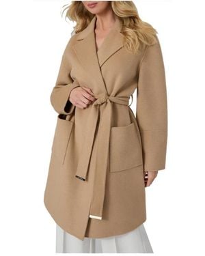 Guess Belted Coats - Marrone