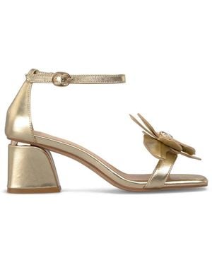 Alma En Pena. High Heel Sandals - Metallic