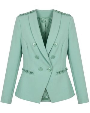 Elisabetta Franchi Blazers - Green