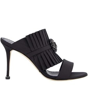 Manolo Blahnik Heeled Mules - Black