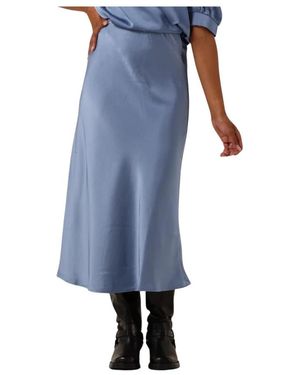Neo Noir Midi Skirts - Azul