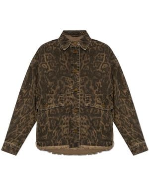 AllSaints Denimjacke hettie - Grün